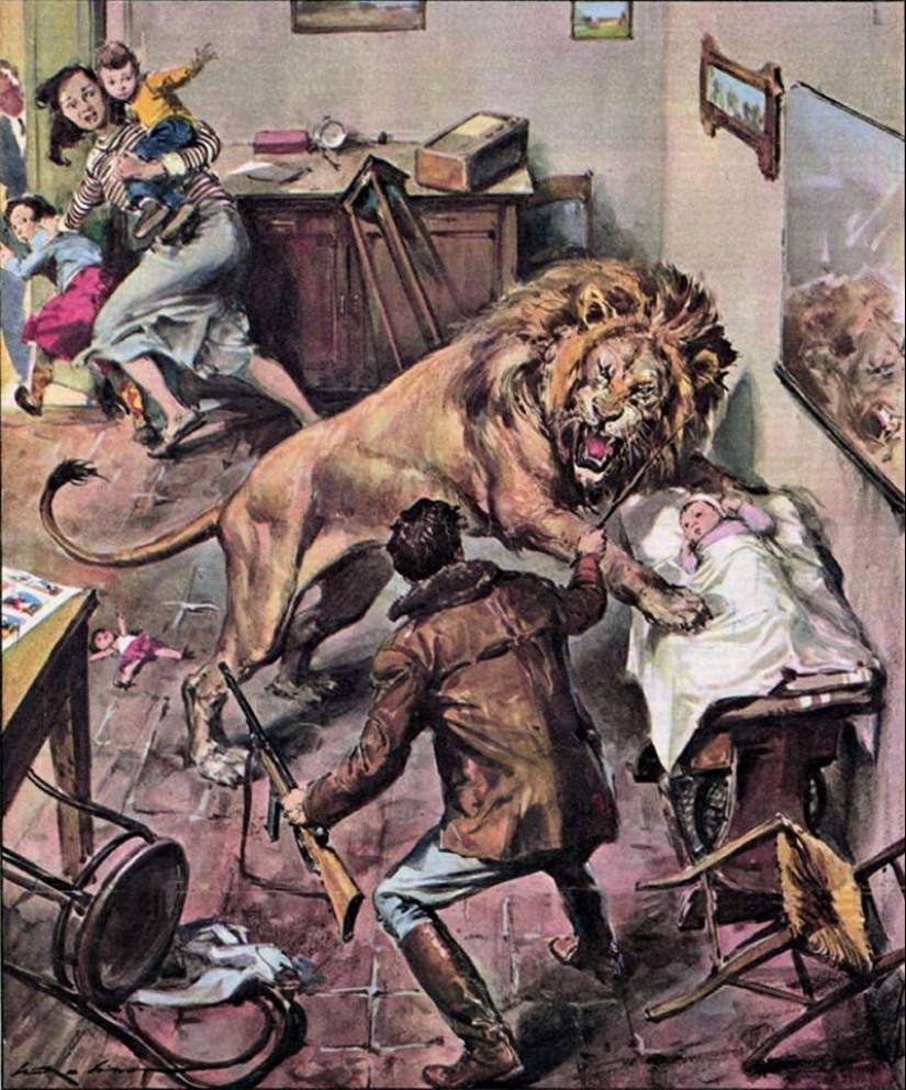 Ilustraciones del maestro del estrés y el desastre Walter Molino Ilustraciones del maestro del estrés y el desastre Walter Molino