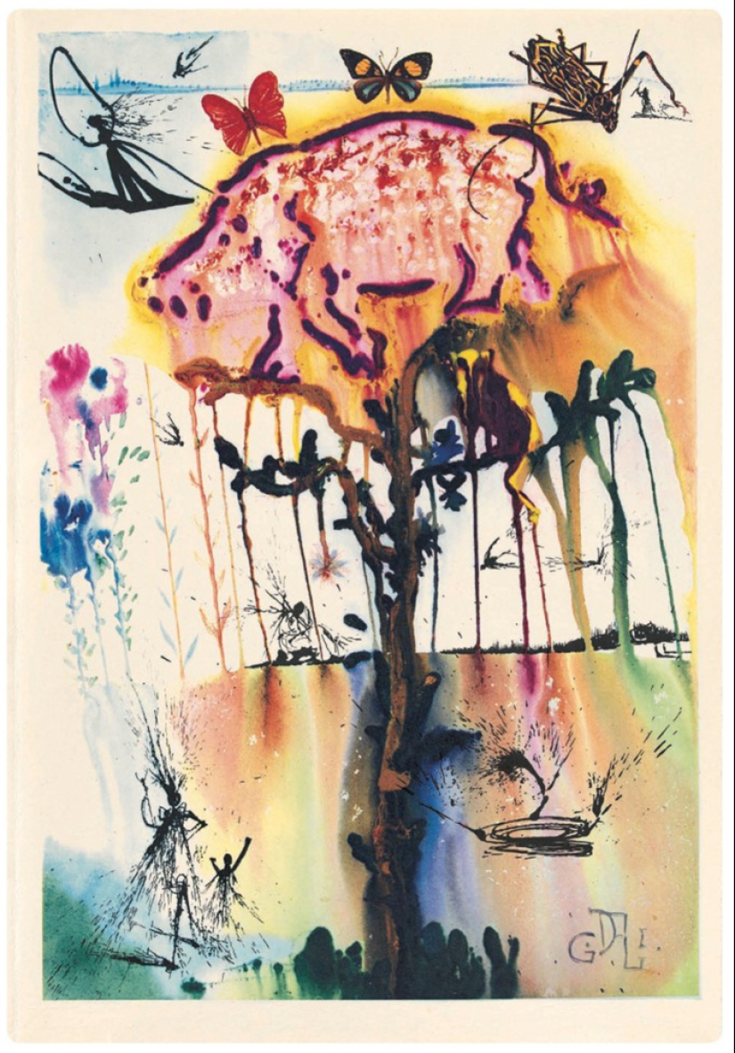 Ilustraciones desconocidas de Salvador Dalí para &quot;Alicia en el país de las maravillas&quot;