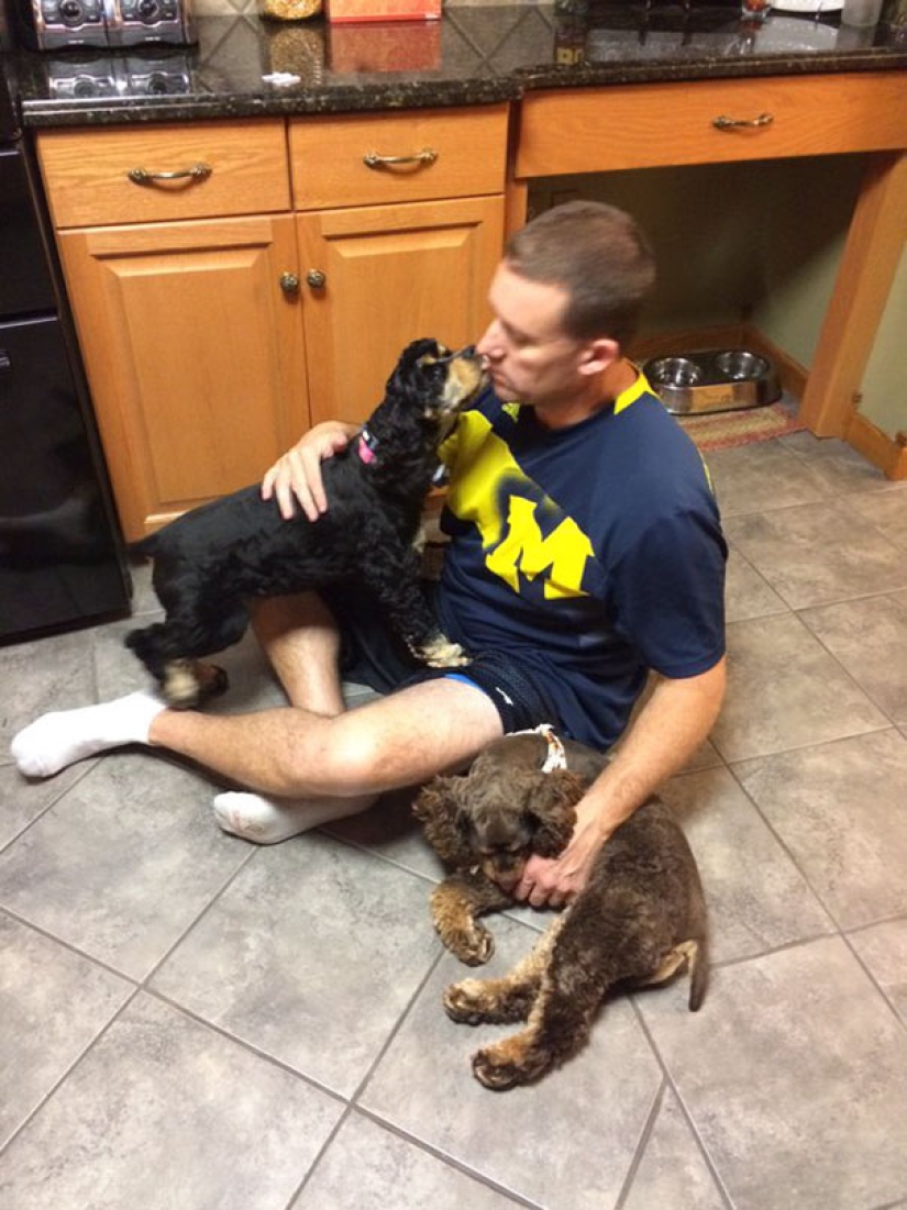 "I'm not a dog lover": fathers who didn't want dogs at all "I'm not a dog lover": fathers who didn't want dogs at all