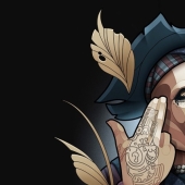 Imágenes irónicas y juegos de palabras en las obras del artista con el apodo de "Kombucha"