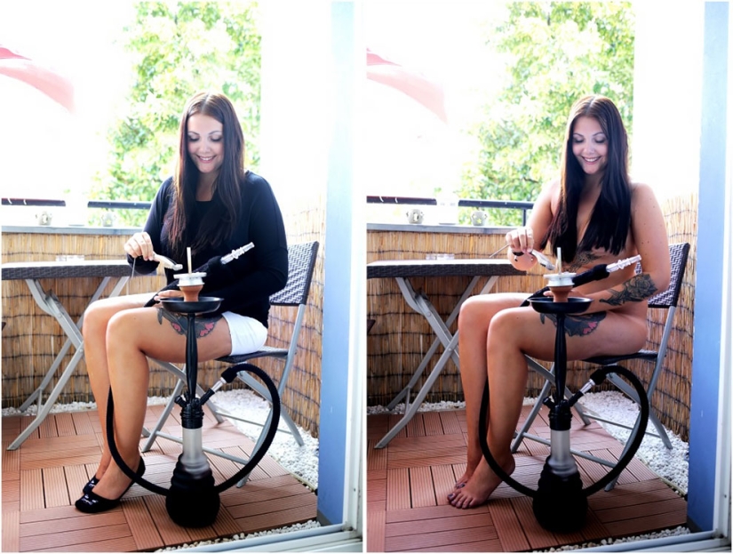 In clothes and without: a photographer from Germany undresses models in their usual environment In clothes and without: a photographer from Germany undresses models in their usual environment