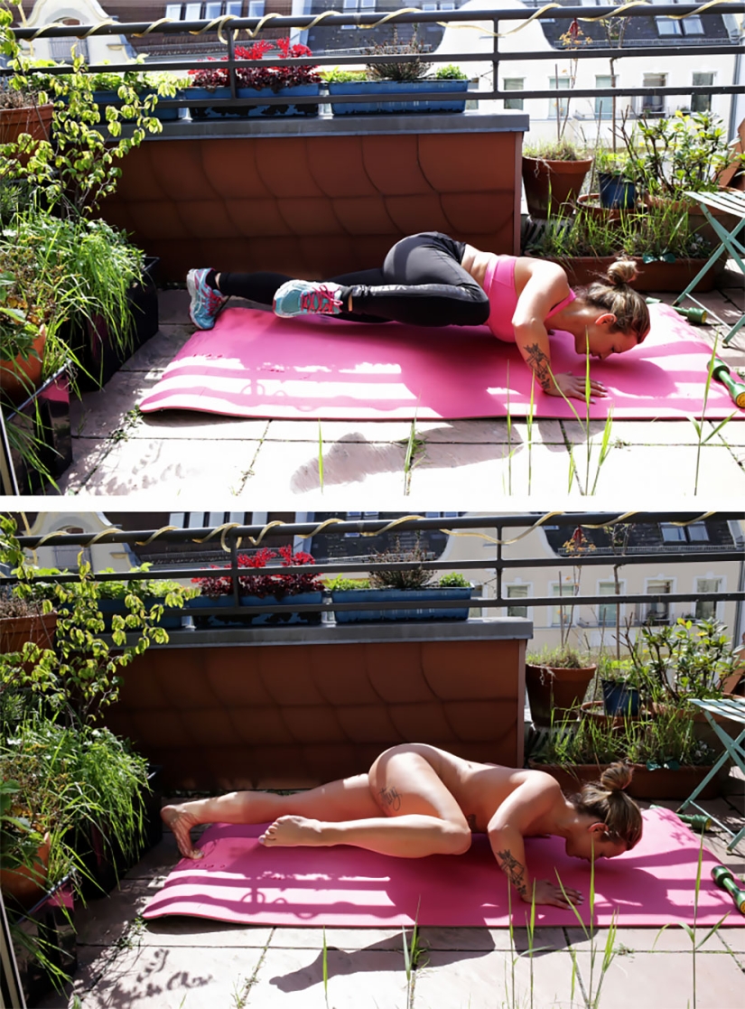 In clothes and without: a photographer from Germany undresses models in their usual environment In clothes and without: a photographer from Germany undresses models in their usual environment