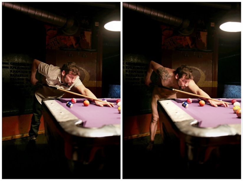 In clothes and without: a photographer from Germany undresses models in their usual environment In clothes and without: a photographer from Germany undresses models in their usual environment