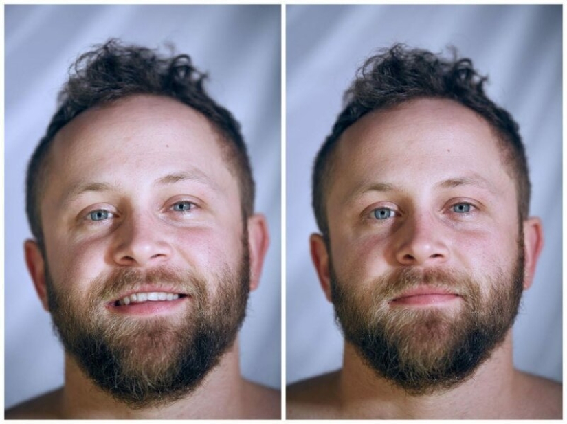 In clothes and without: an unusual photo project of an American In clothes and without: an unusual photo project of an American