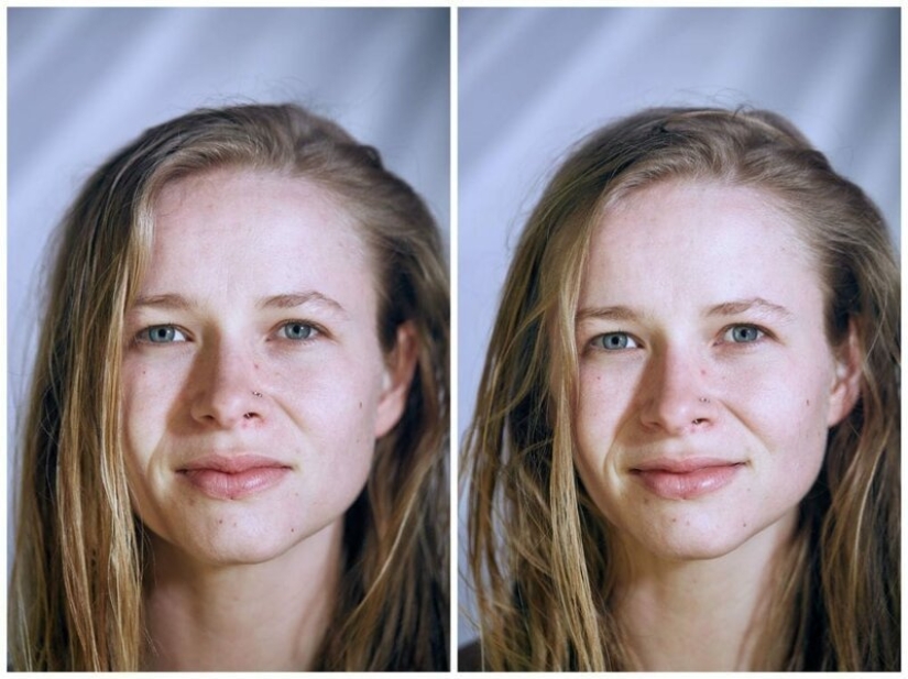 In clothes and without: an unusual photo project of an American In clothes and without: an unusual photo project of an American