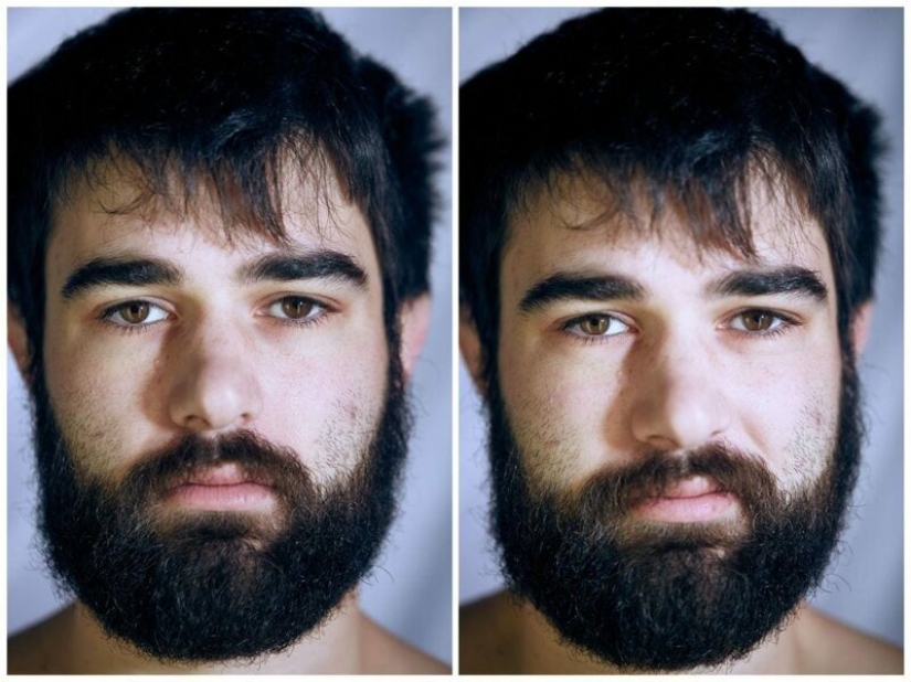 In clothes and without: an unusual photo project of an American In clothes and without: an unusual photo project of an American