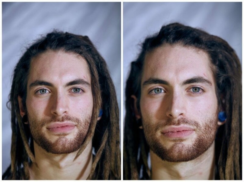 In clothes and without: an unusual photo project of an American In clothes and without: an unusual photo project of an American