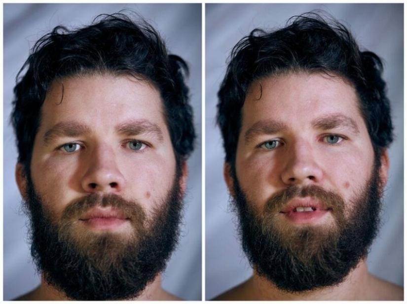 In clothes and without: an unusual photo project of an American In clothes and without: an unusual photo project of an American