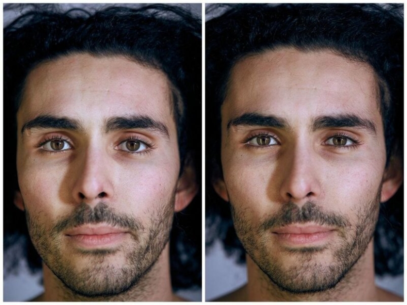 In clothes and without: an unusual photo project of an American In clothes and without: an unusual photo project of an American