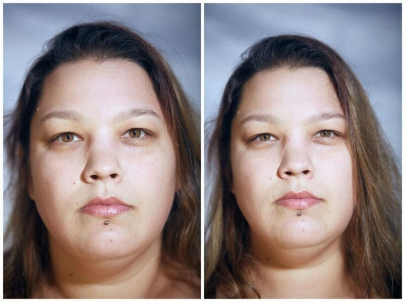 In clothes and without: an unusual photo project of an American In clothes and without: an unusual photo project of an American