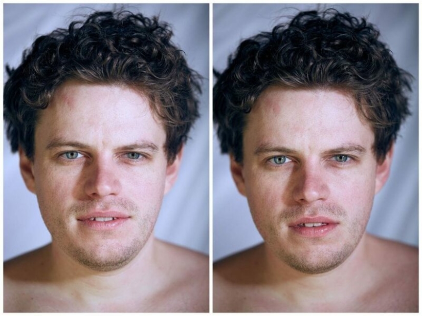 In clothes and without: an unusual photo project of an American In clothes and without: an unusual photo project of an American