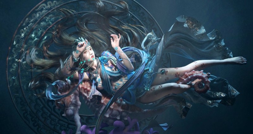 Increíbles obras del escultor digital 3D Qi Shen Luo Increíbles obras del escultor digital 3D Qi Shen Luo