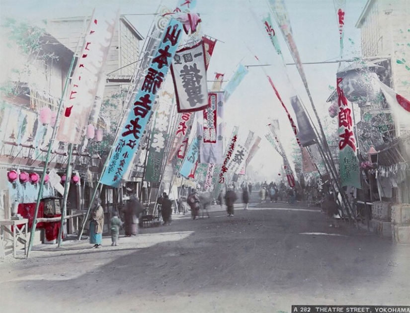 Incredible color photos of Japan of the XIX century Incredible color photos of Japan of the XIX century