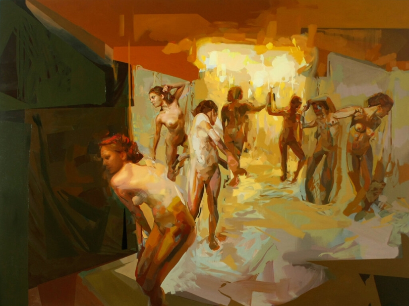 Incredible photorealism of erotic paintings by Anna Vypykh