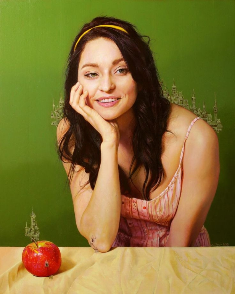 Incredible photorealism of erotic paintings by Anna Vypykh