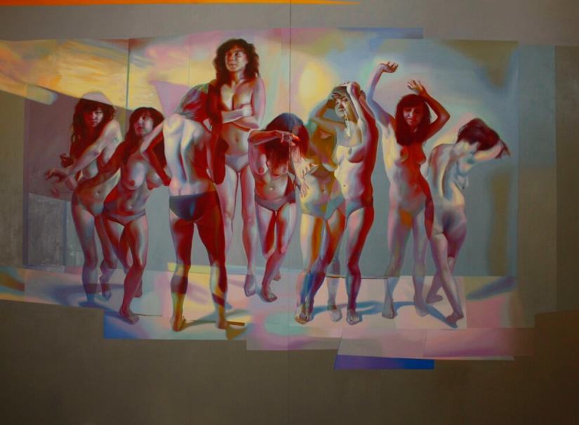 Incredible photorealism of erotic paintings by Anna Vypykh