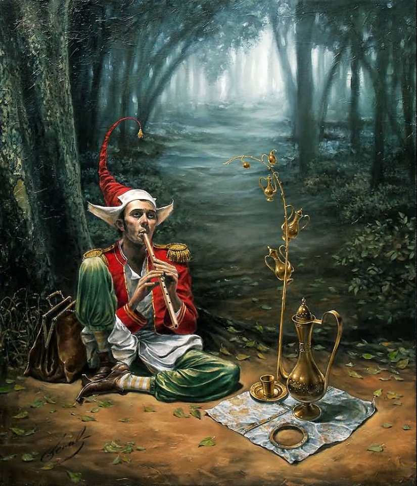 Incredible stories in the works of surrealist Mikhail Khokhlachev Incredible stories in the works of surrealist Mikhail Khokhlachev