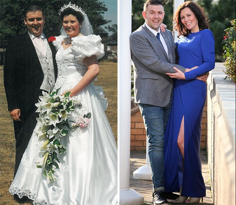 Inspiring photos of couples before and after losing weight together