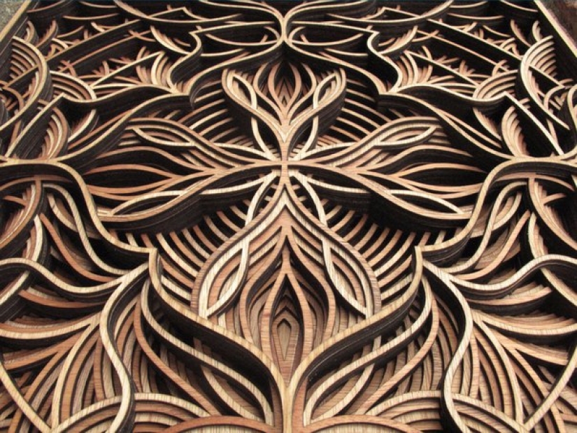 Intricate and delicate carvings of Gabriel schama