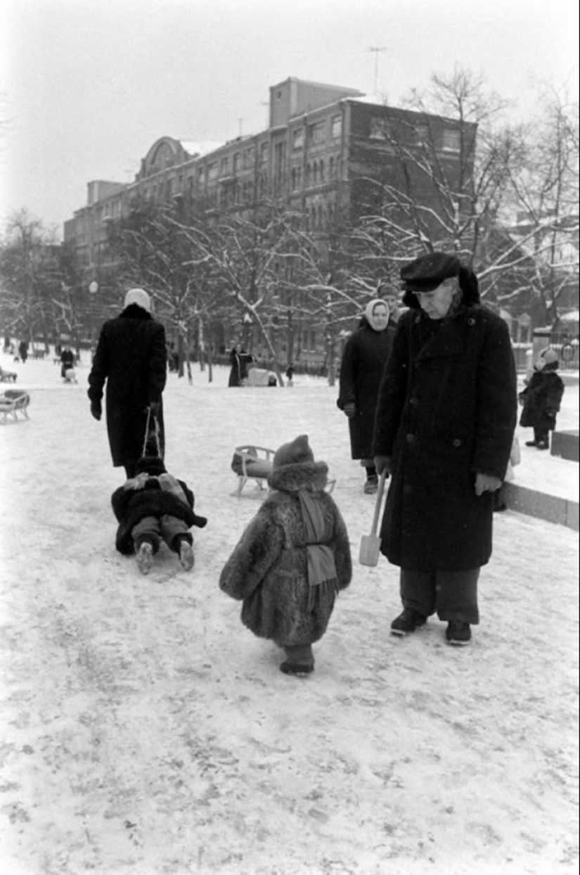 Invierno trineo en la URSS