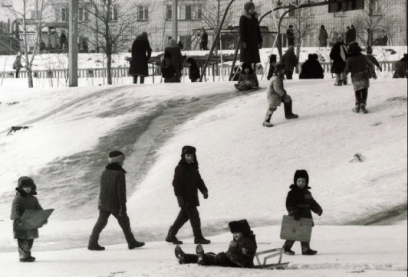 Invierno trineo en la URSS