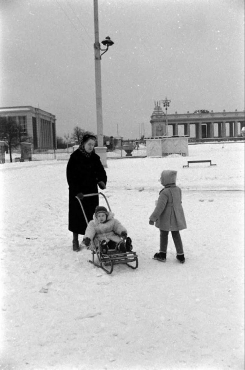 Invierno trineo en la URSS