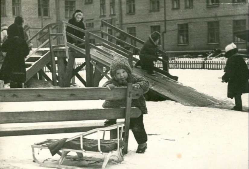 Invierno trineo en la URSS