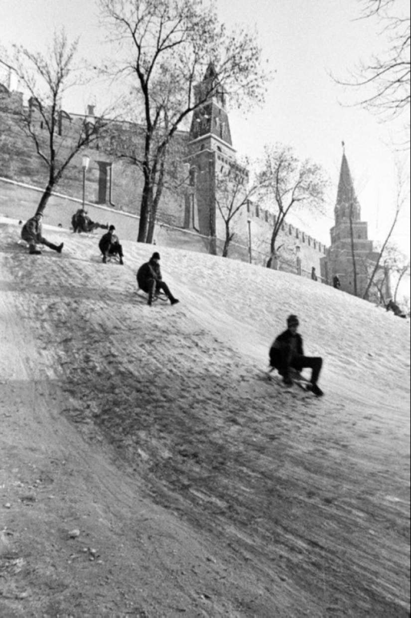 Invierno trineo en la URSS