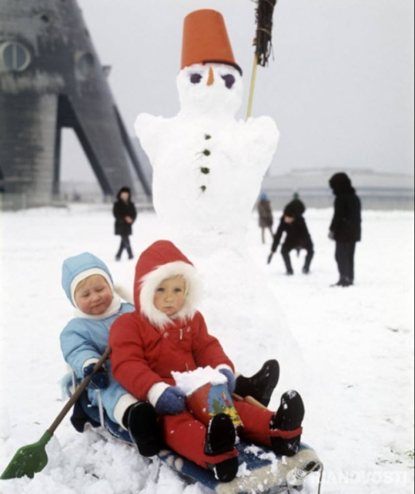 Invierno trineo en la URSS