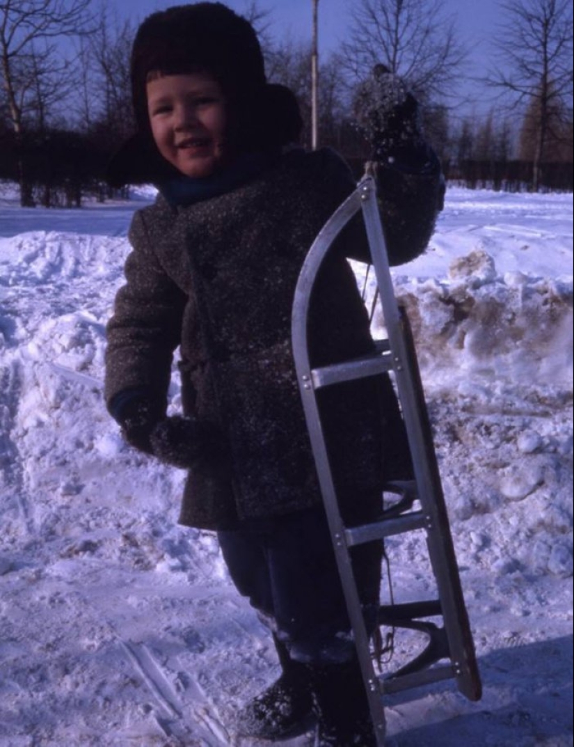 Invierno trineo en la URSS