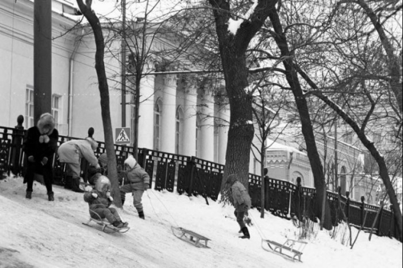 Invierno trineo en la URSS