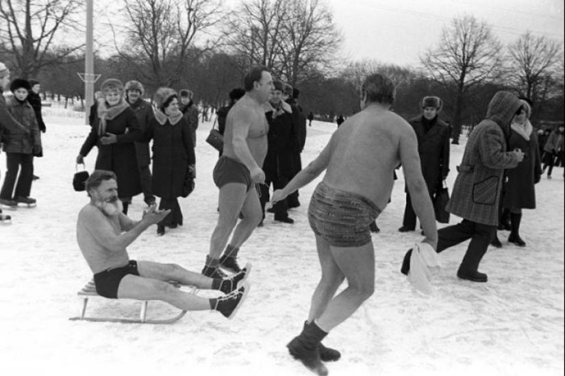 Invierno trineo en la URSS