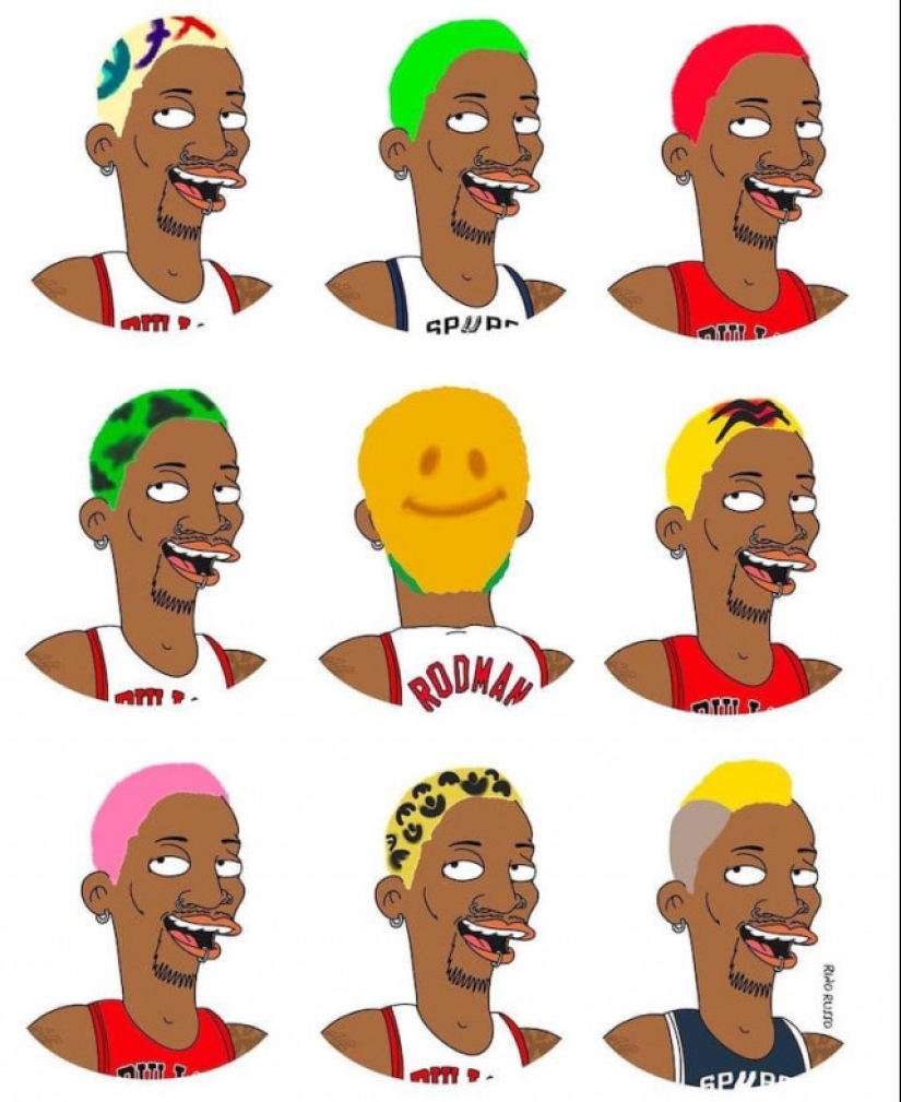 Italian artist turns celebrities into cartoon characters