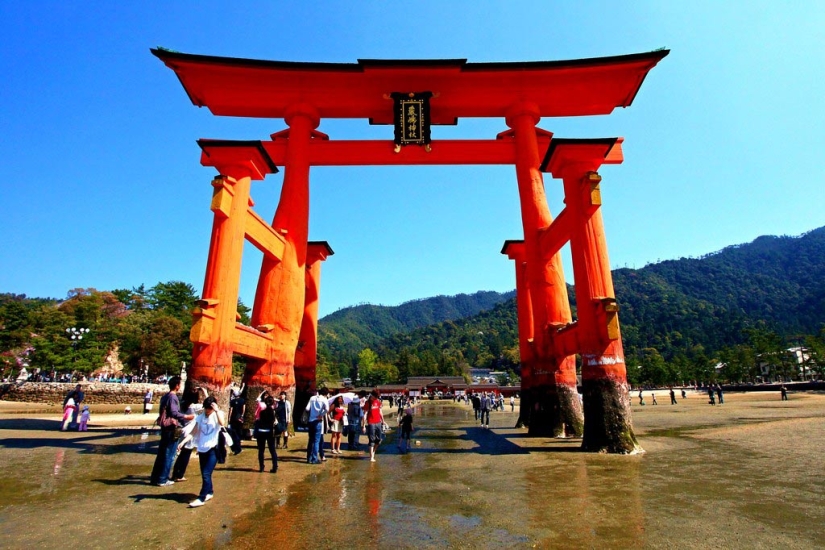 Itsukushima is a sacred island where it is forbidden to be born and die