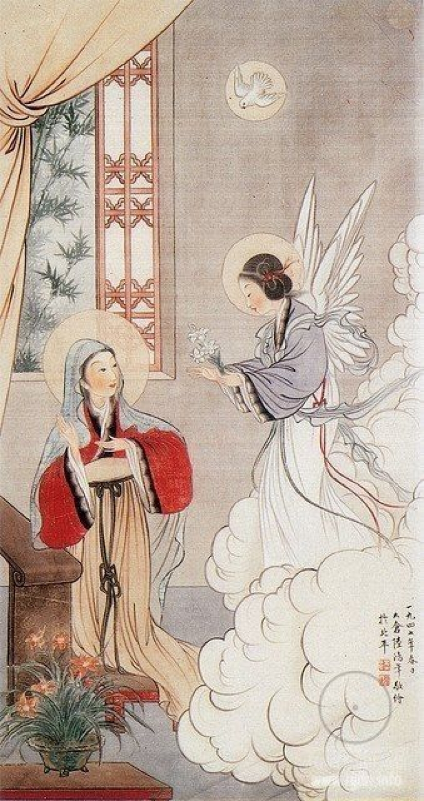 Japonés iconos Cristianos: las imágenes en la interpretación