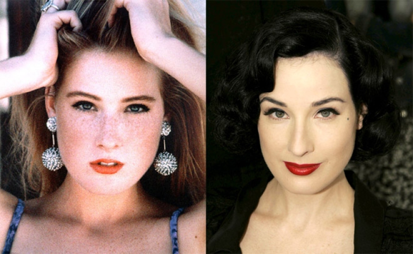 Katy Perry, Diane Von Teese y otras estrellas rubias que esconden su color de pelo real