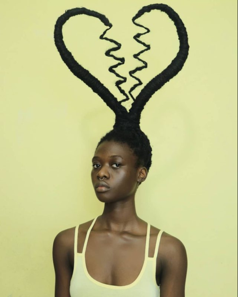 Kosa-Krasa: African artist creates amazing sculptures out of my own hair Kosa-Krasa: African artist creates amazing sculptures out of my own hair
