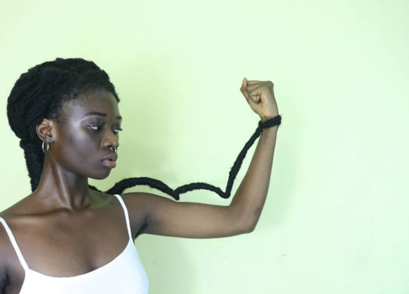 Kosa-Krasa: African artist creates amazing sculptures out of my own hair Kosa-Krasa: African artist creates amazing sculptures out of my own hair