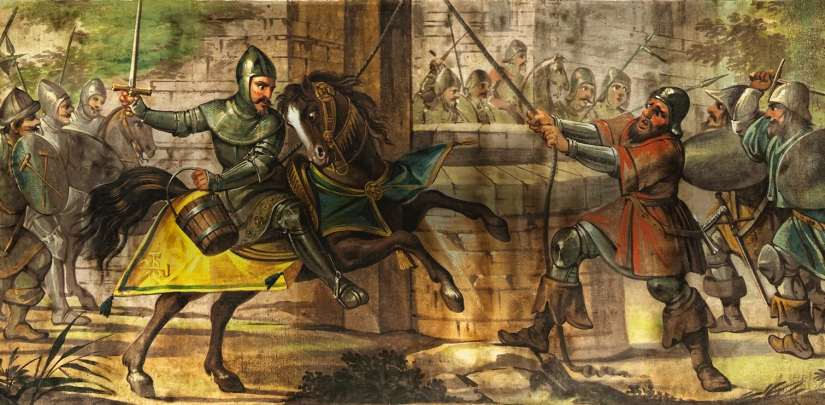 La batalla por el cubo de madera. Quién ganó más estúpida guerra en la historia