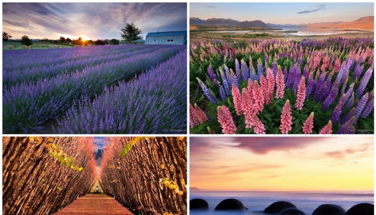 La belleza de los paisajes de Nueva Zelanda en la lente de Chris Jean La belleza de los paisajes de Nueva Zelanda en la lente de Chris Jean