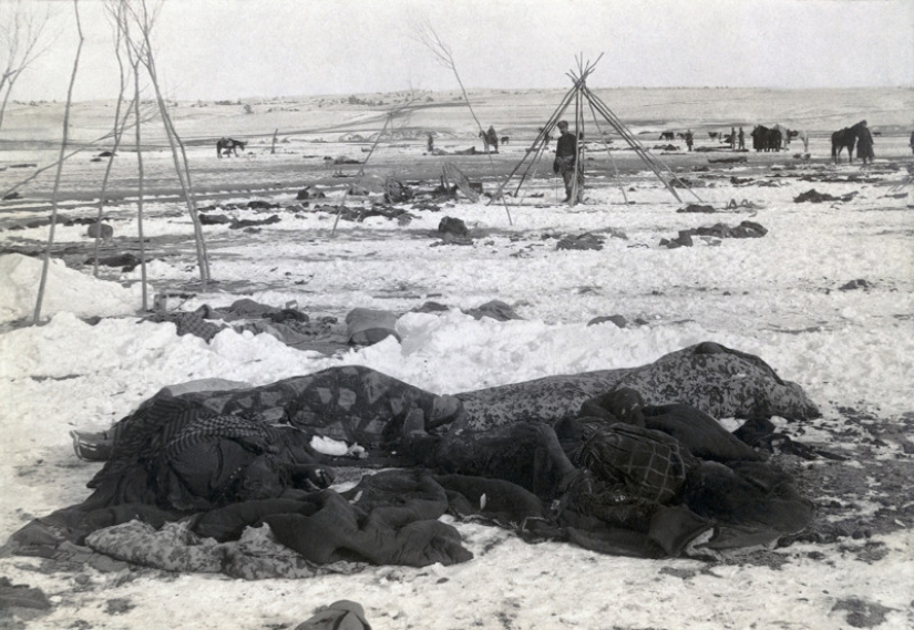 La confrontación en wounded knee: en 1973, a los Indios de los Estados unidos, la última vez fue en un "pie de guerra"