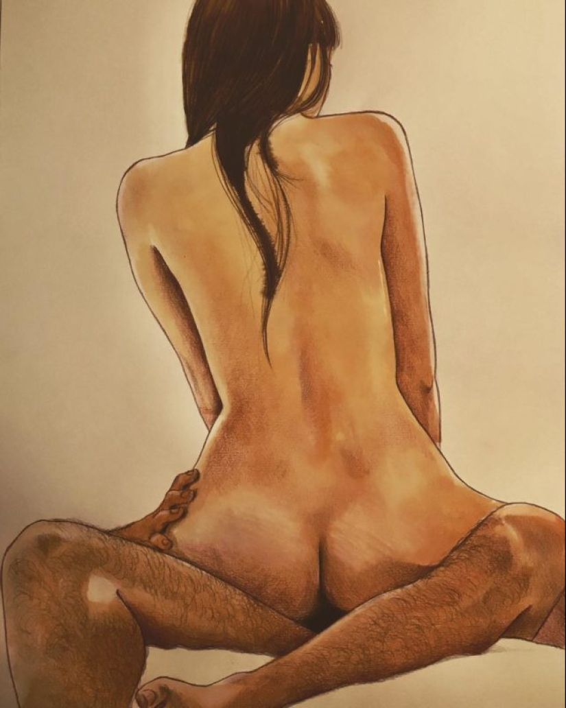 La energía amorosa de toques en las pinturas de Frida Castelli La energía amorosa de toques en las pinturas de Frida Castelli