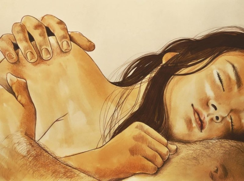 La energía amorosa de toques en las pinturas de Frida Castelli La energía amorosa de toques en las pinturas de Frida Castelli