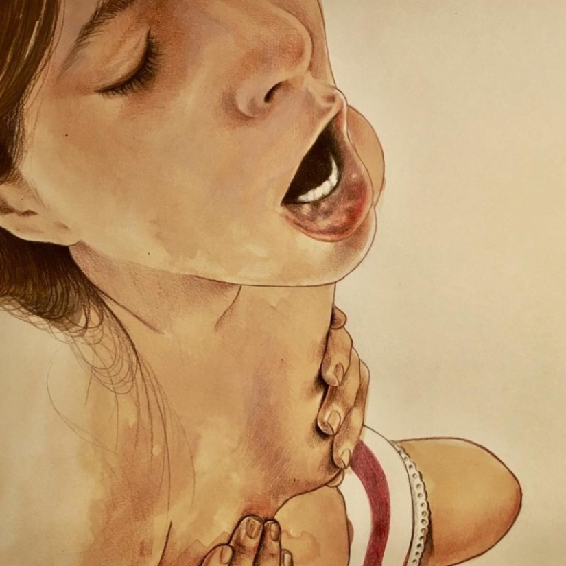 La energía amorosa de toques en las pinturas de Frida Castelli La energía amorosa de toques en las pinturas de Frida Castelli