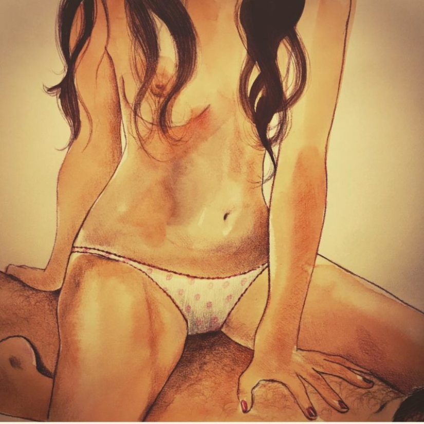 La energía amorosa de toques en las pinturas de Frida Castelli La energía amorosa de toques en las pinturas de Frida Castelli