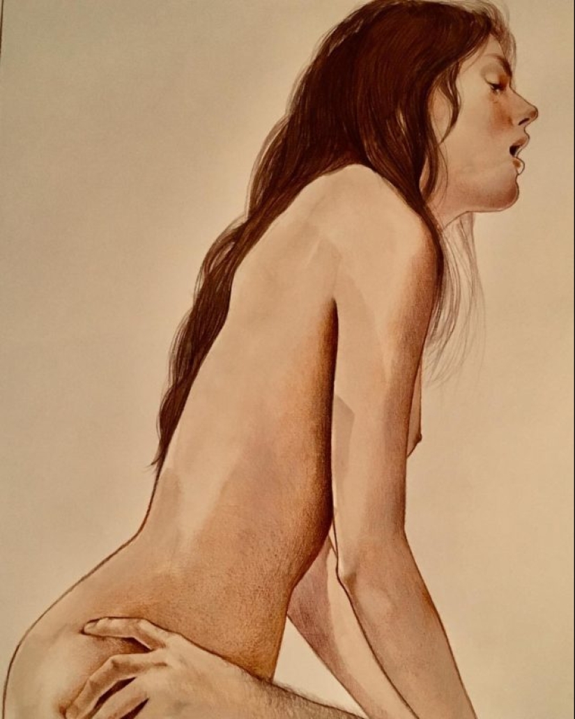 La energía amorosa de toques en las pinturas de Frida Castelli La energía amorosa de toques en las pinturas de Frida Castelli