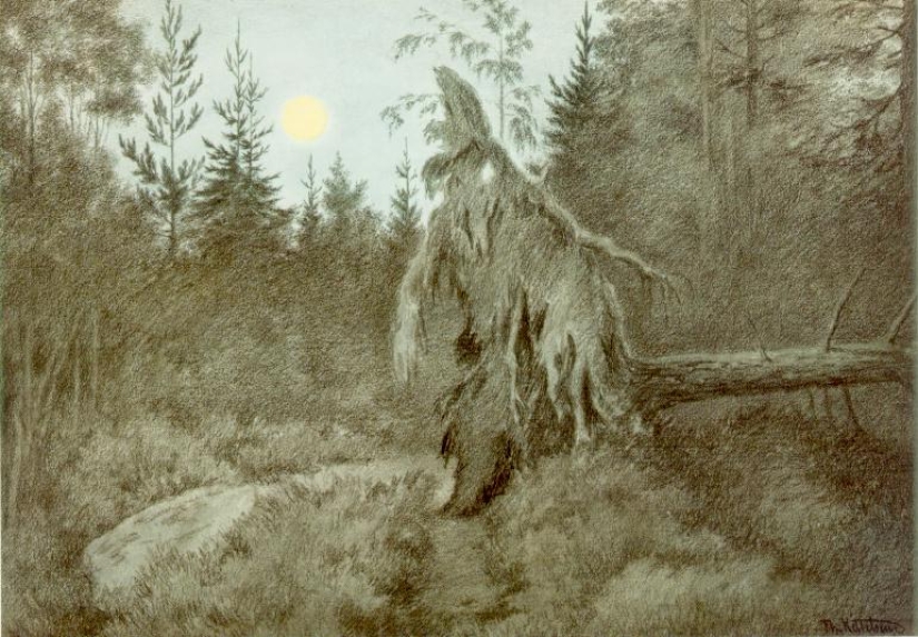 La historia de Theodor Kittelsen, el artista más misterioso y sombrío de Noruega La historia de Theodor Kittelsen, el artista más misterioso y sombrío de Noruega