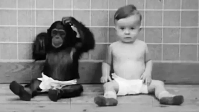 La historia de un niño llamado Donald y un chimpancé llamado Gua, quienes fueron sometidos a un experimento "perturbador" La historia de un niño llamado Donald y un chimpancé llamado Gua, quienes fueron sometidos a un experimento "perturbador"