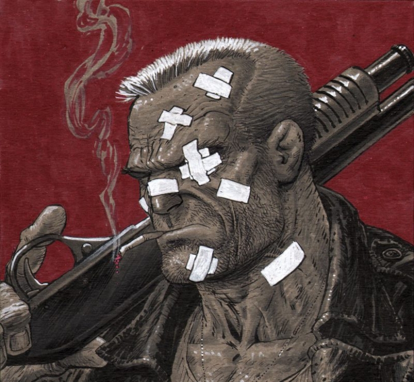 La historia del cine moderno en el gran arte de Tony Moore La historia del cine moderno en el gran arte de Tony Moore