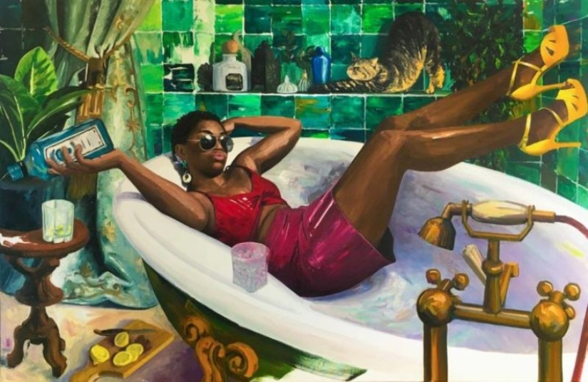 La isla paradisíaca de Reunión y sus habitantes en las pinturas de Aurélie Quenten La isla paradisíaca de Reunión y sus habitantes en las pinturas de Aurélie Quenten